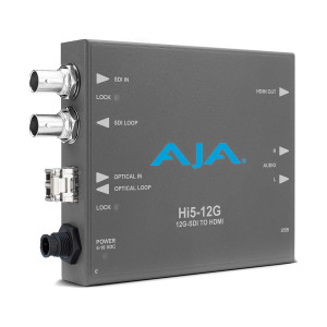 AJA Hi5-12G 12G-SDI to HDMI 2.0 Mini-Converter