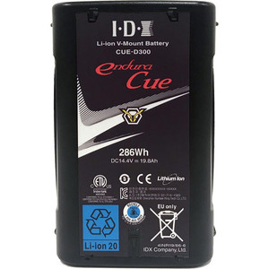 IDX CUE-D300 286Wh High-Capacity/Load Li-Ion Battery (V-Mount)