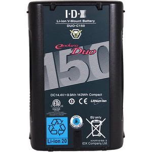 IDX DUO-C150 143Wh High-Load Battery with D-Tap Advanced, Standard D-Tap & USB Port