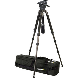 Miller 3068 ArrowX 3 Solo 100 3-Stage Carbon Fiber Tripod System