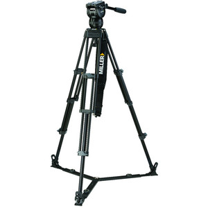 Miller CX2 Fluid Head with Toggle 75 2-Stage Alloy Tripod System (Ground-Level Spreader)