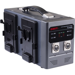 SWIT PB-P430S Quad Channel Simultaneous Fast Charger for V-Mount Batteries