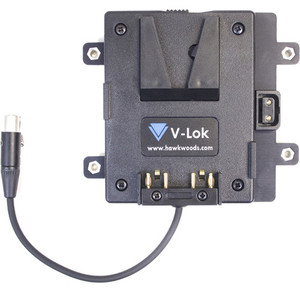 Hawk-Woods Mini V-Lok Battery Plate for TVLogic 056W & 058W Monitors