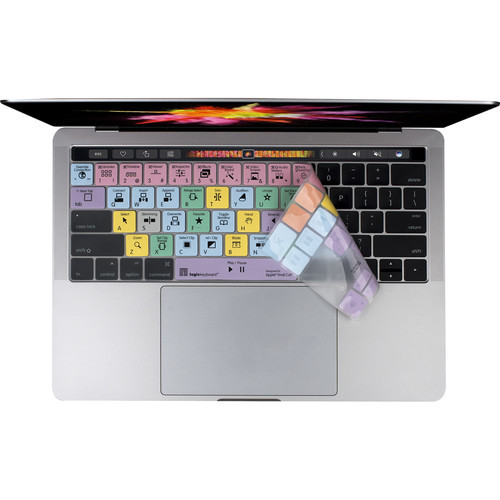 LogicKeyboard Apple Final Cut Pro X Silicone Keyboard Cover for MacBook Pro Touch Bar 2016