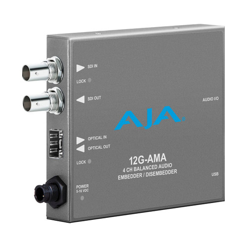 AJA 12G-AMA 4-Channel Analogue Audio Embedder/Disembedder