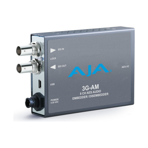 AJA 3G-AM-XLR 8-Channel AES Audio Embedder/Disembedder