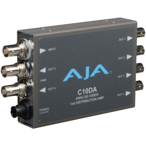 AJA C10DA Analog BNC 1x6 Distribution Amplifier