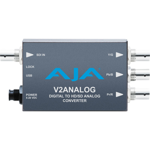 AJA V2Analog HD/SD-SDI to Analog Mini-Converter