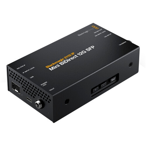 Blackmagic Design 2110 IP Mini BiDirect 12G SFP Converter Blackmagic Design 2110 IP Mini BiDirect 12G SFP Converter