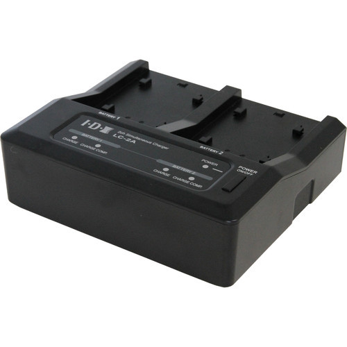 IDX Two-Channel Charger for 7.4V Canon, Panasonic, and Sony Batteries