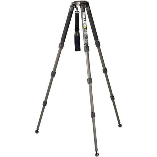 Miller SOLO Carbon Fiber 3-Stage Tripod Legs (100mm Bowl)