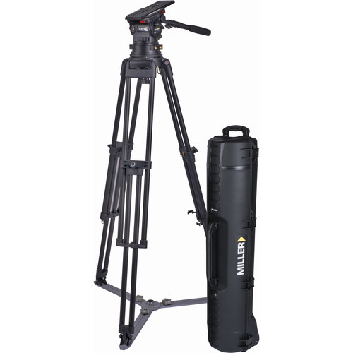 Miller CiNX 7 HDC 150mm 1-Stage Alloy Tripod System with Ground Spreader, Pan Handle & Smartcase Miller CiNX 7 HDC 150mm 1-Stage Alloy Tripod System with Ground Spreader, Pan Handle & Smartcase