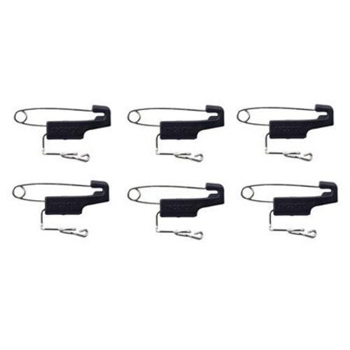 Sony SADS88B Safety-Pin Type Microphone Clip (6-Pack)