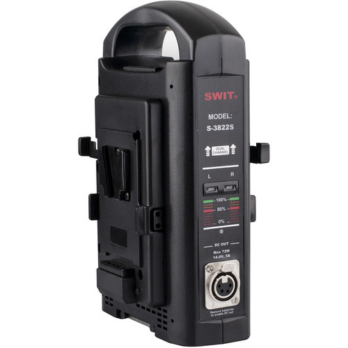 SWIT S-3822S Dual Channel Simultaneous Fast Charger for V-Mount Batteries