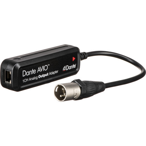 Audinate Dante AVIO 1-Channel XLR Analog Output Adapter for Dante Audio Network