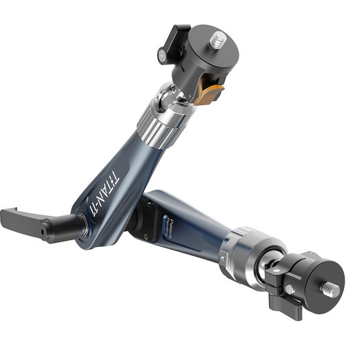 Bright Tangerine Titan Support Arm with Two 1/4"-20 QR Brackets (Slate Gray)