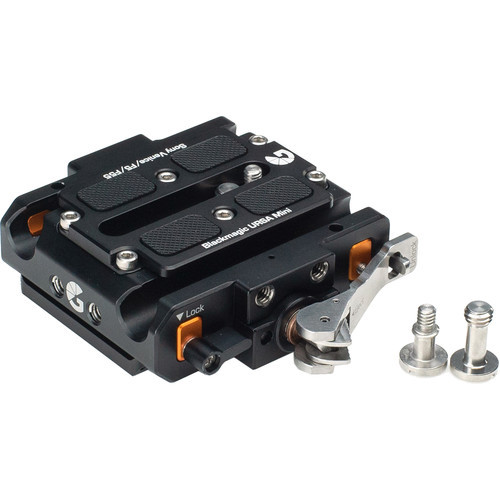 Bright Tangerine Left Field Quick Release Baseplate for Sony VENICE, F5/F55 & BMD Ursa Mini Pro/4.6K