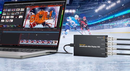 Blackmagic UltraStudio Mini 12G — Thunderbolt 4 capture, playback and live replay