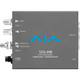 AJA 12G-SDI 8-Channel AES Audio Embedder/Disembedder with Single ST Fiber Receiver