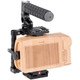 Wooden Camera Unified Camera Cage for BMPCC 6K/4K (Rubber Handle)