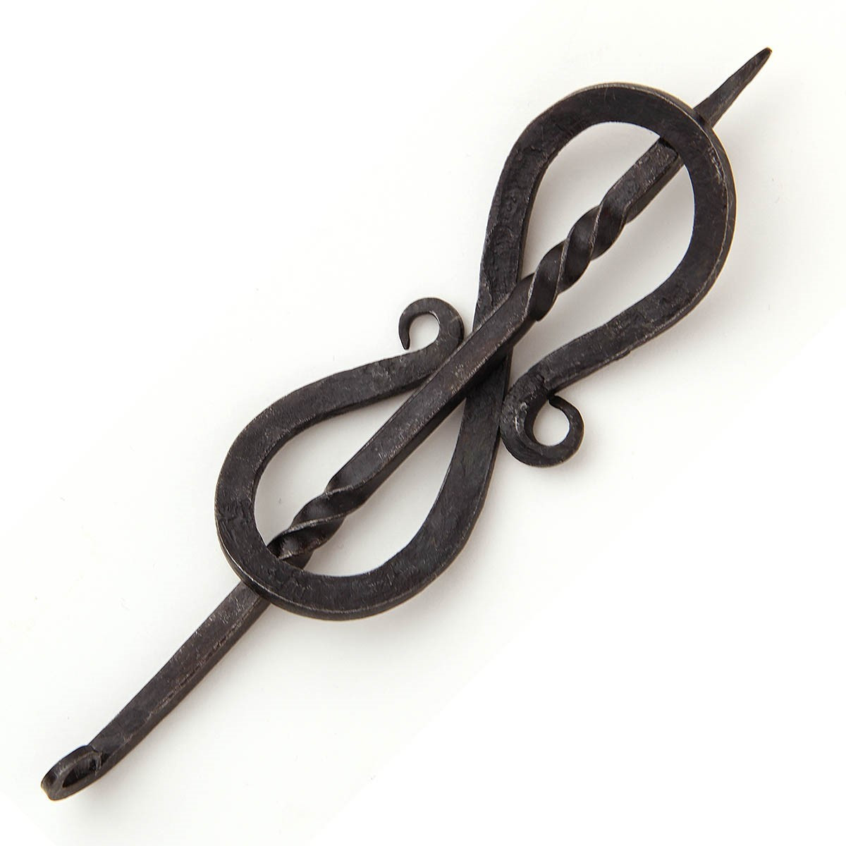 Forged Iron Brooch & Pin Set