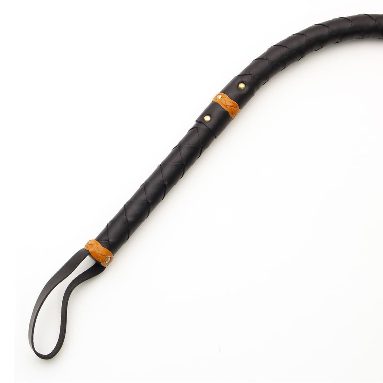 9 foot long Handmade Full Grain Leather Bullwhip