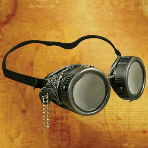 Basic Steampunk Goggles w/ Side Chain