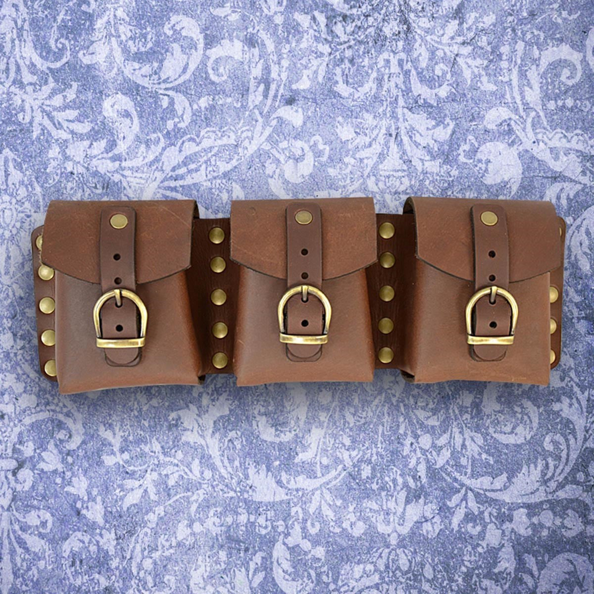 Steampunk Utility Belt Brown Pouch 