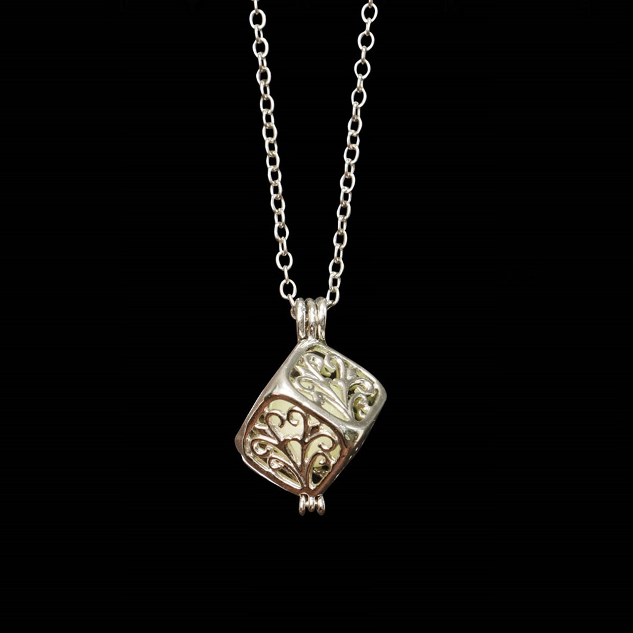 Glow in the Dark Square Locket