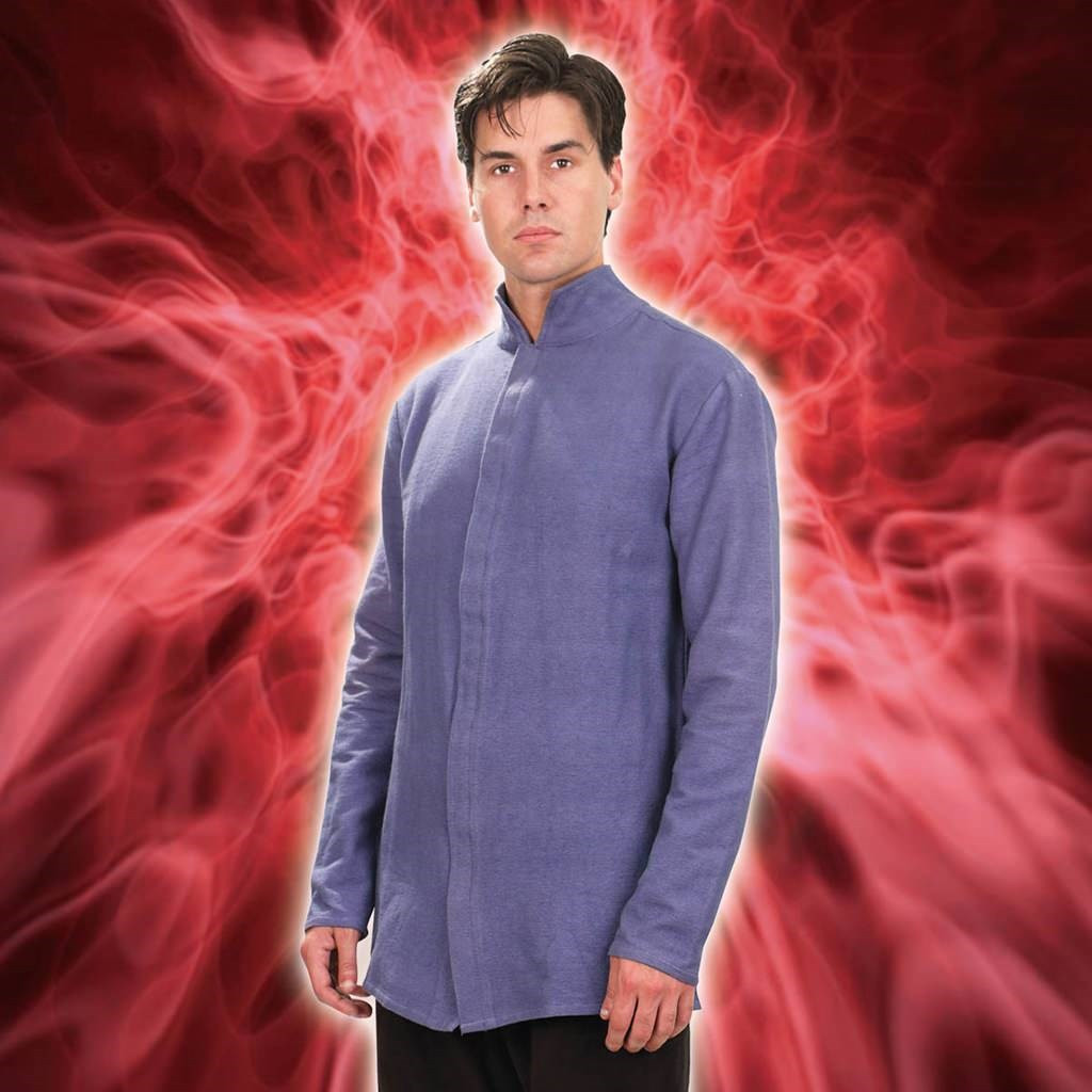 Mystic Blue Cotton Shirt