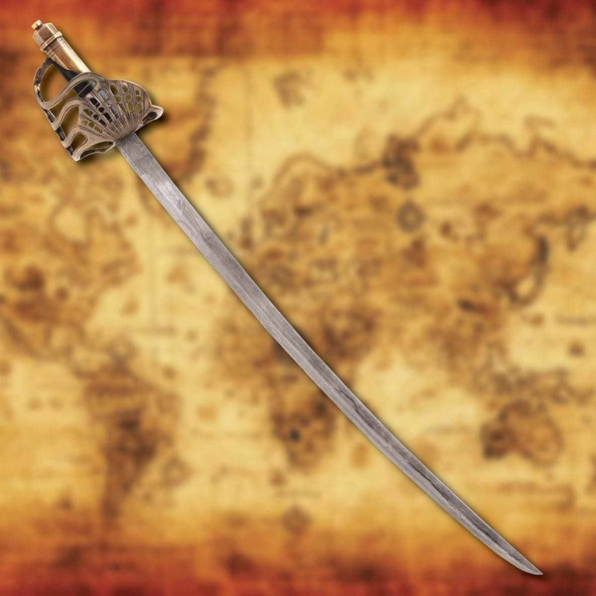 Golden Coast Pirate Cutlass Full Length 