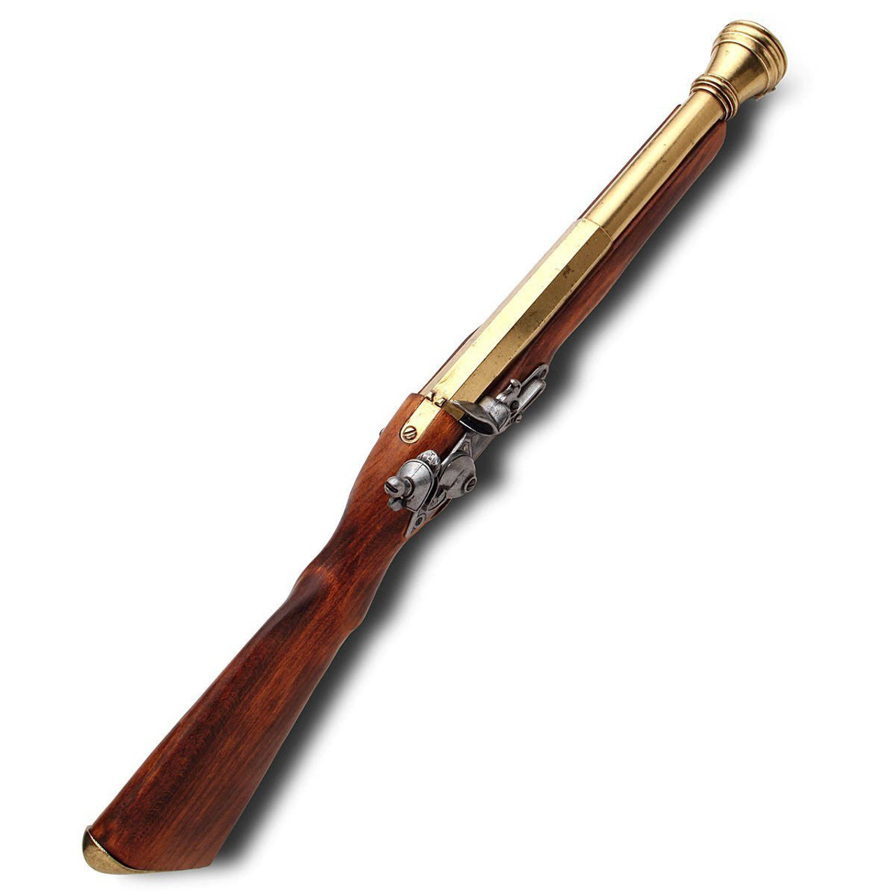 Replica Non-Firing Pirate Blunderbuss Boarding Gun with Brass Trim
