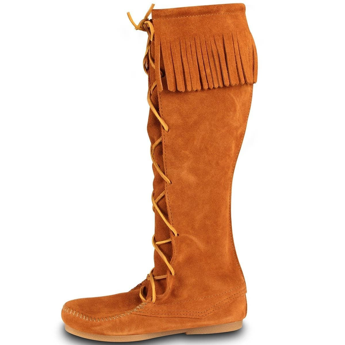 Tall Boots with Fringe | Medieval Footwear - Museum Replicas