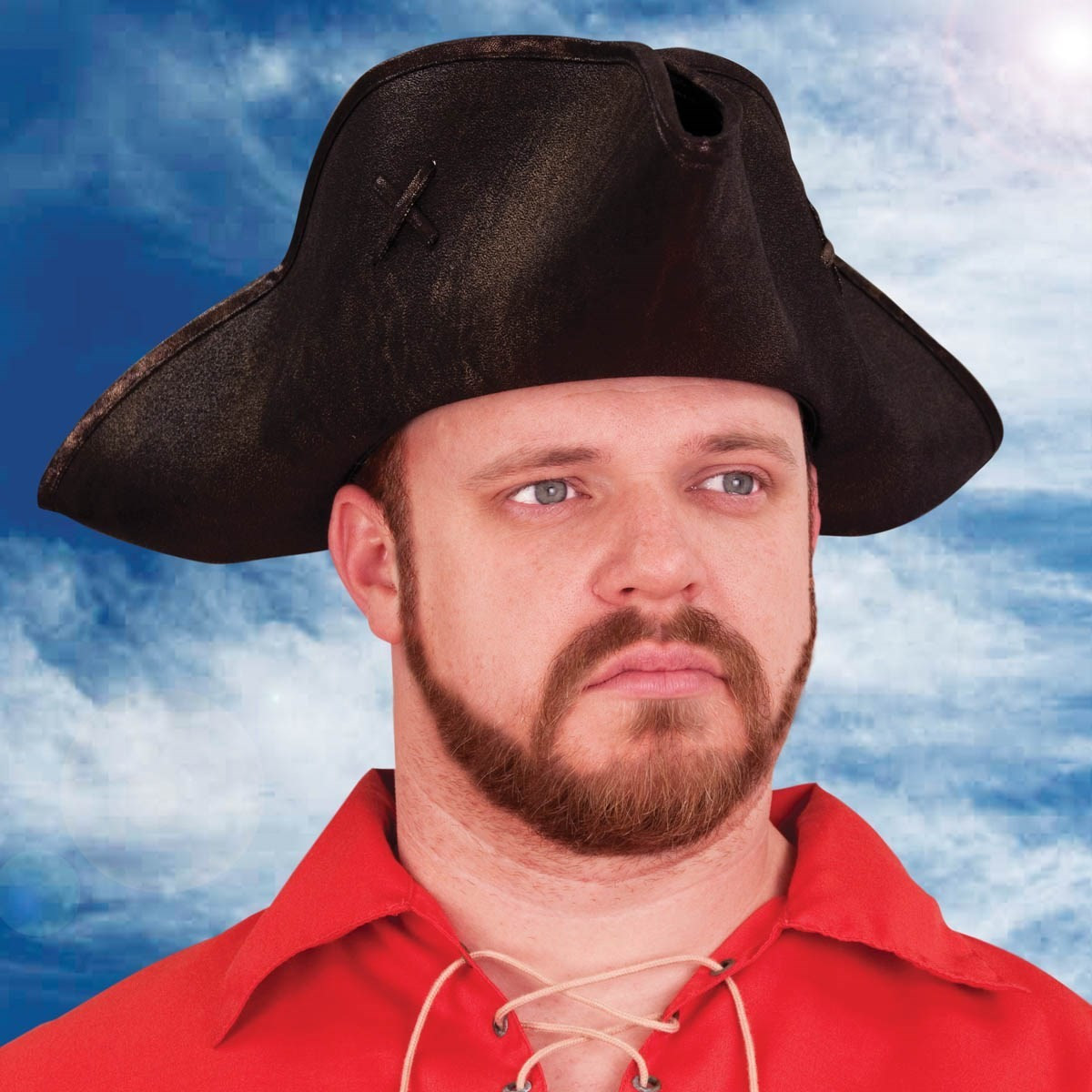 Scalawag Tricorn Black Hat