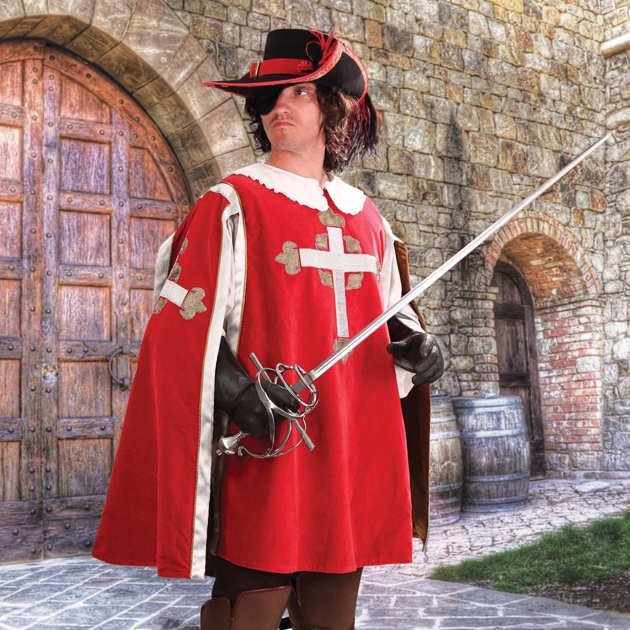 The Cardinalâ€™s Guard Red Velvet Tabard