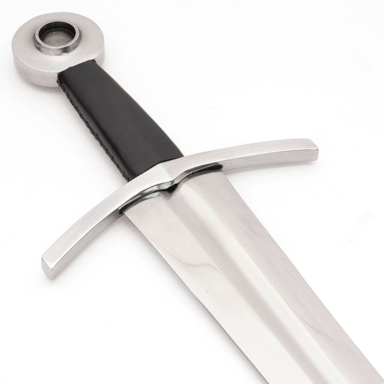 Oakeshott Type XIV Arming Sword by Windlass with wheel pommel and high carbon steel blade