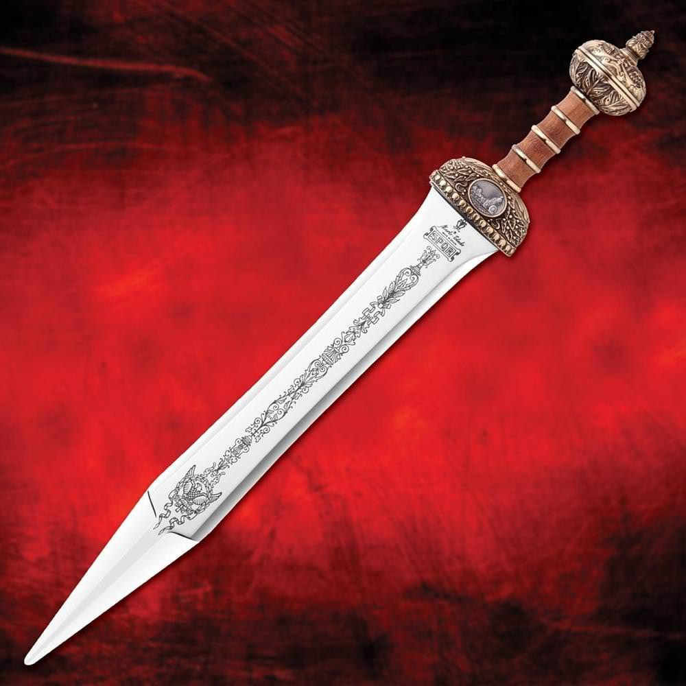 Sword of The Rome Gladius etched blade