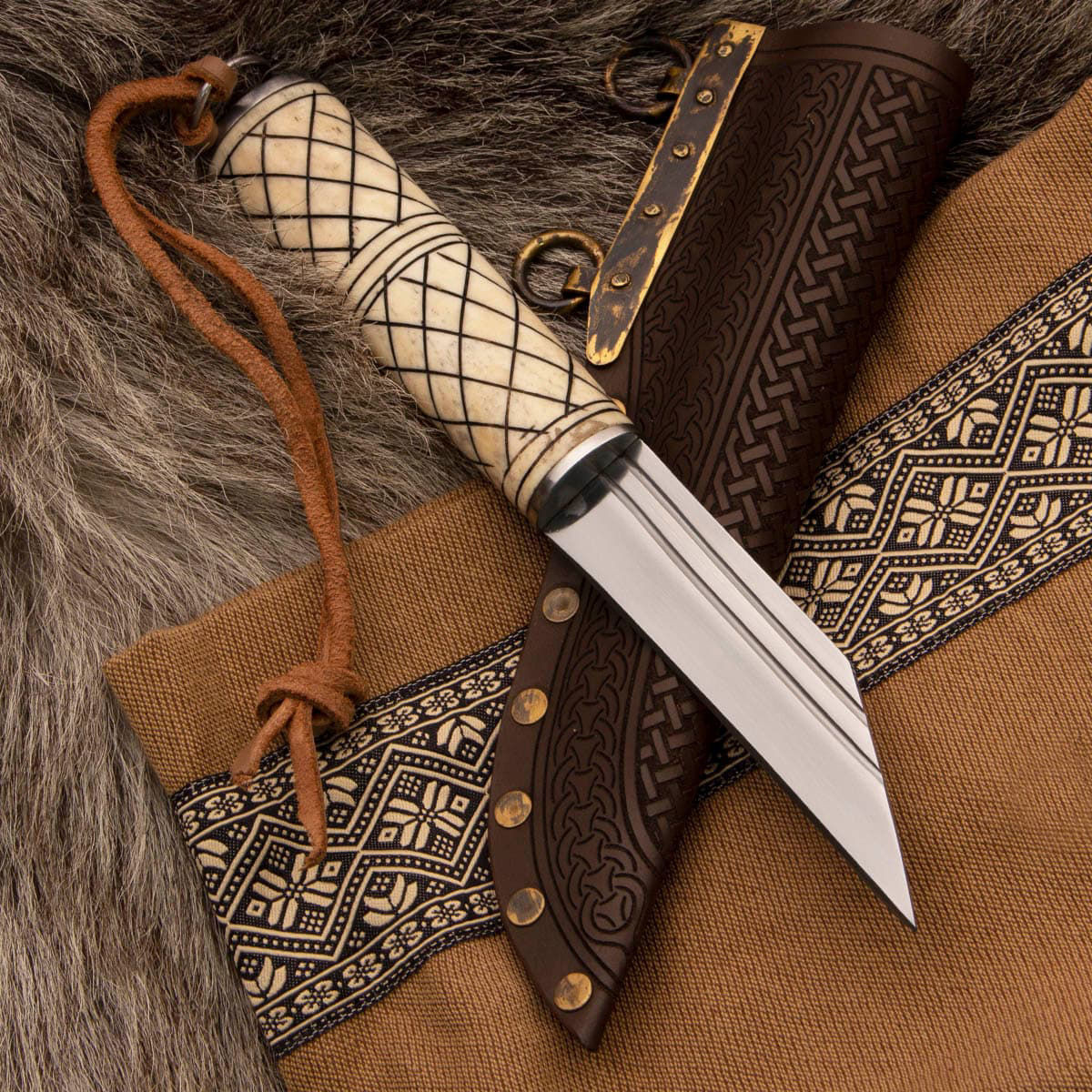 Voyager Scramasax Viking Knife - Museum Replicas