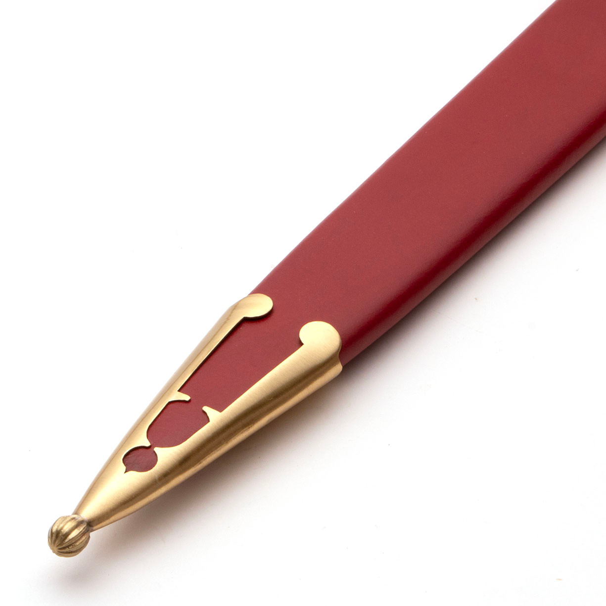 Seneschal Medieval Replica Sword has a red leather grip and comes with a matching red scabbard with a brass chape