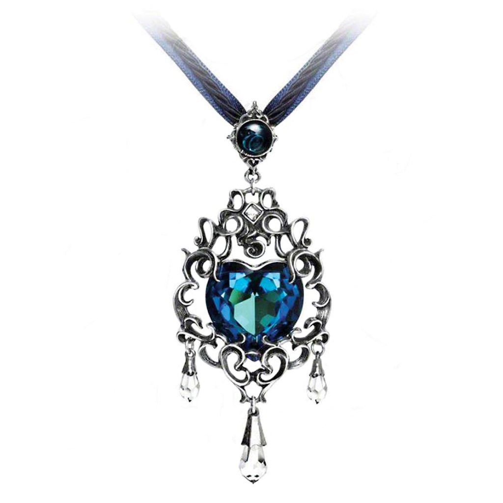 アクセサリー P531 Empress Eugenie's BlueHeartDiamond Empress Eugenie's Blue Heart Necklace - Museum Replicas Ltd.