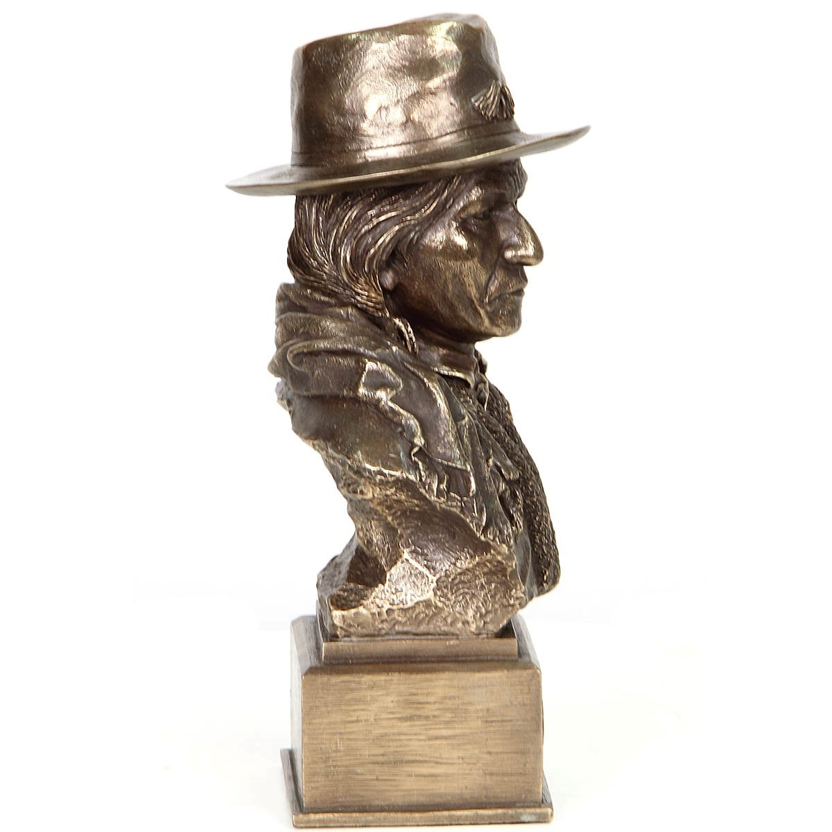 Side View of Sitting Bull Bust