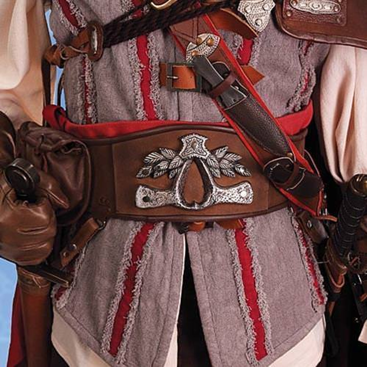 【BAON】[unsiex] Ezio Lettering Nylon Over Hood - 7bu ver Ezio Assassin's Creed Belt | Leather Baldric Replica