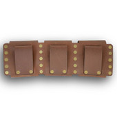 Steampunk Utility Belt Brown Pouch from back side