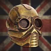 Archangel Victorian Steampunk Mark II Fiberglass Mask