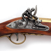 Replica Non-Firing Pirate Blunderbuss Boarding Gun with Brass Trim