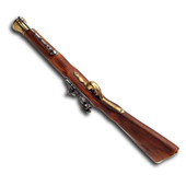 Replica Non-Firing Pirate Blunderbuss Boarding Gun with Brass Trim