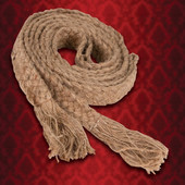 Long Jute Fiber Braided Belt for Medieval Robes and Tunics