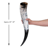Odin’s Oversized Drinking Horn Size Comparison