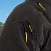 Lacings Tipped with Aiglets on Shoulder