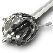 Scottish Basket Hilt Cutlass Guard Close Up